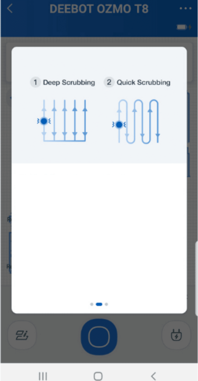Активация функции глубокой очистки в мобильном приложении Арр